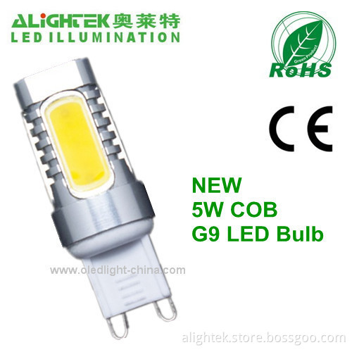 5w Cob G9 Led Bulb For Replace 15w Halogen Lamp